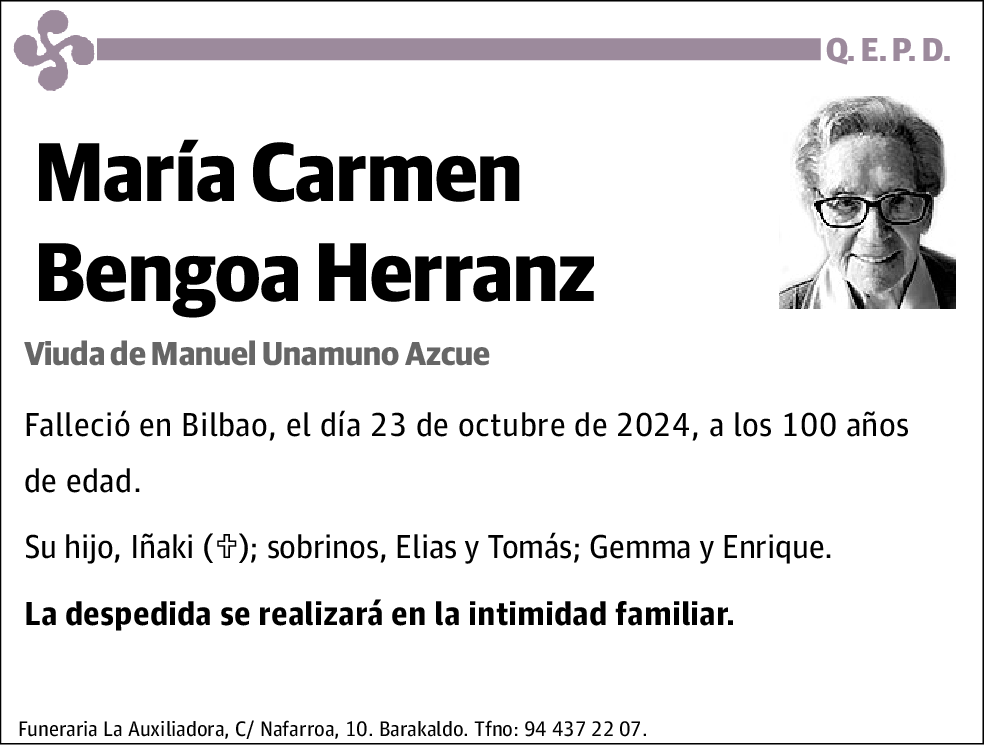 María Carmen Bengoa Herranz