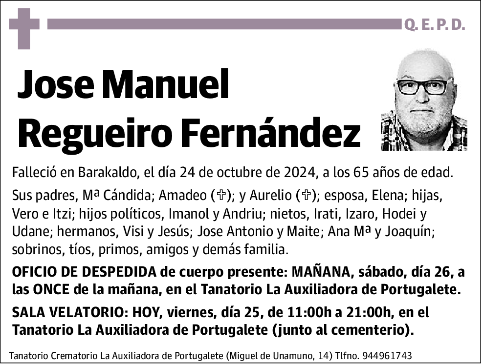 Jose Manuel Regueiro Fernández