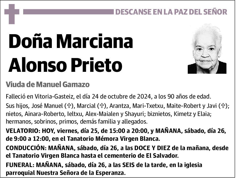 Marciana Alonso Prieto