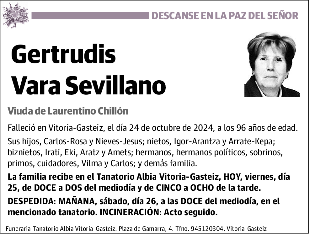 Gertrudis Vara Sevillano