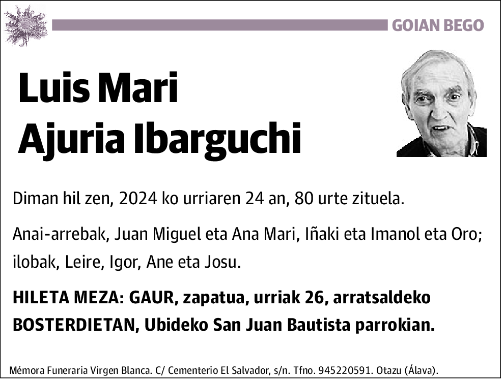 Luis Mari Ajuria Ibarguchi