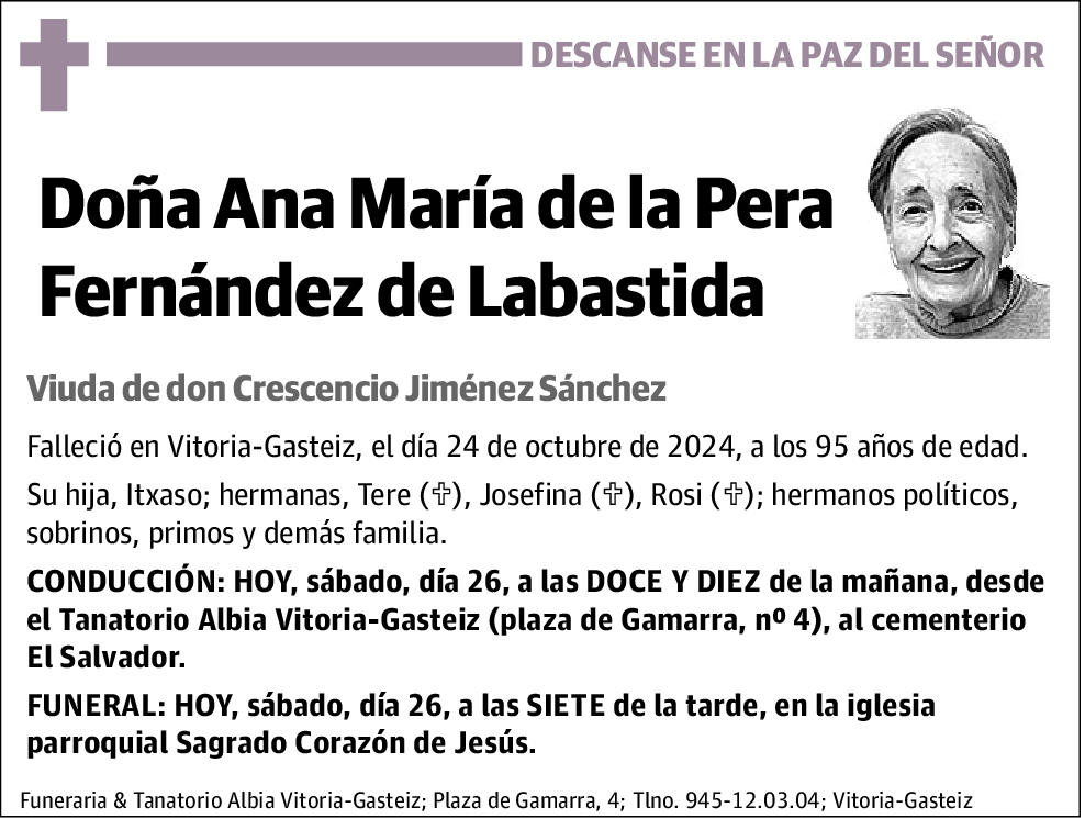 Ana María de La Pera Fernández de Labastida
