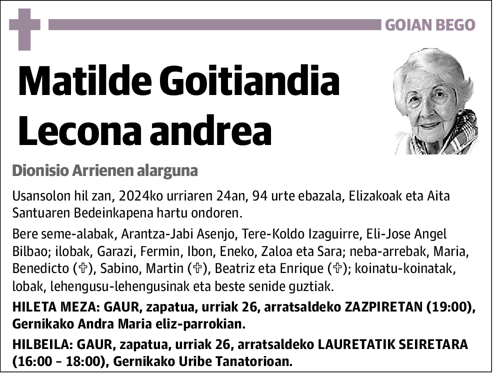 Matilde Goitiandia Lecona