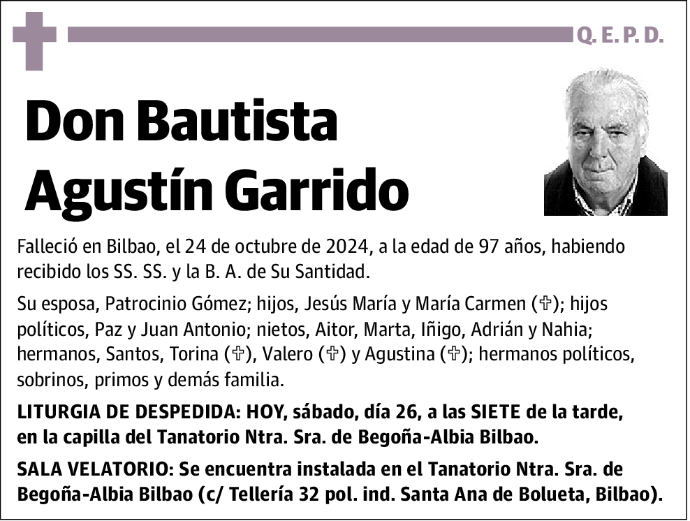 Bautista Agustín Garrido