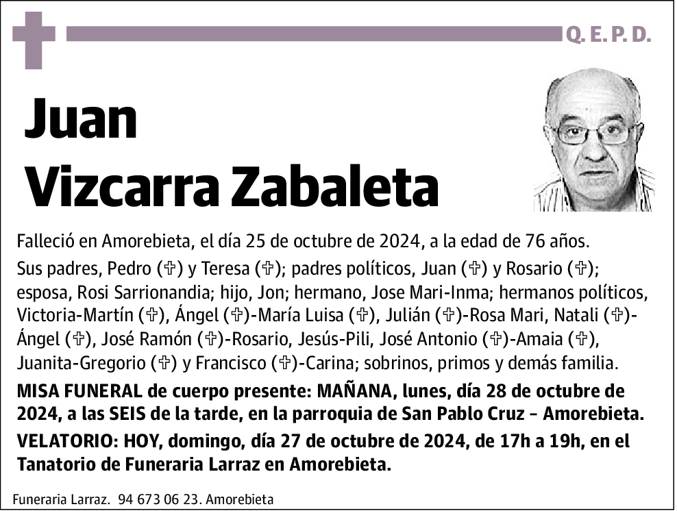 Juan Vizcarra Zabaleta