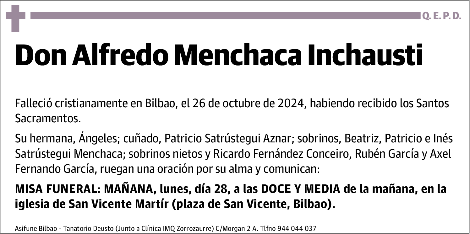 Alfredo Menchaca Inchausti