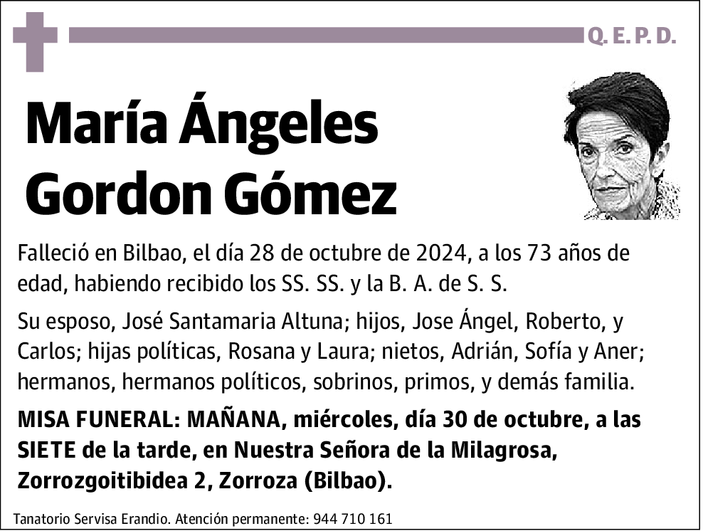 María Ángeles Gordon Gómez