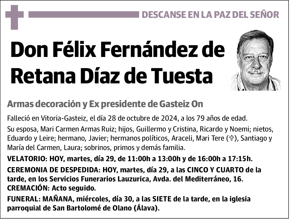 Félix Fernández de Retana Díaz de Tuesta