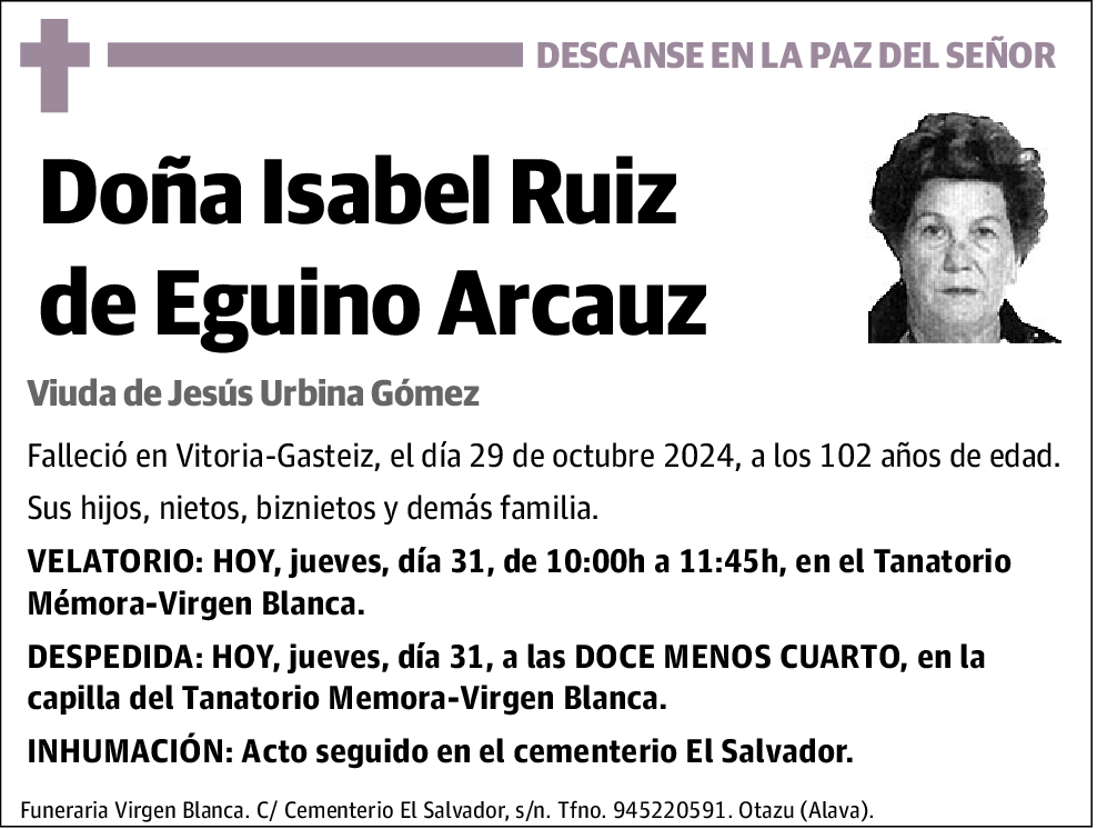Isabel Ruiz de Eguino Arcauz