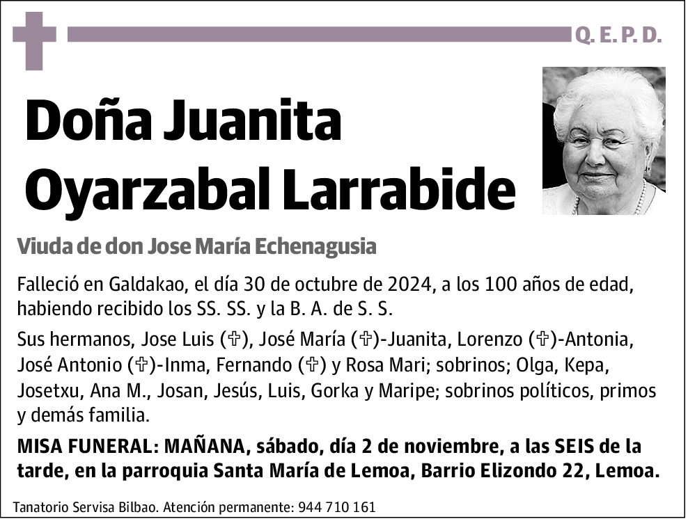 Juanita Oyarzabal Larrabide