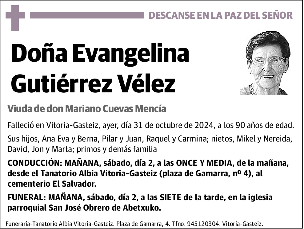 Evangelina Guitérrez Vélez