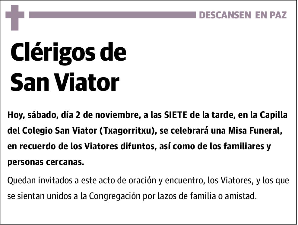 Clerigos de San Viator 2024