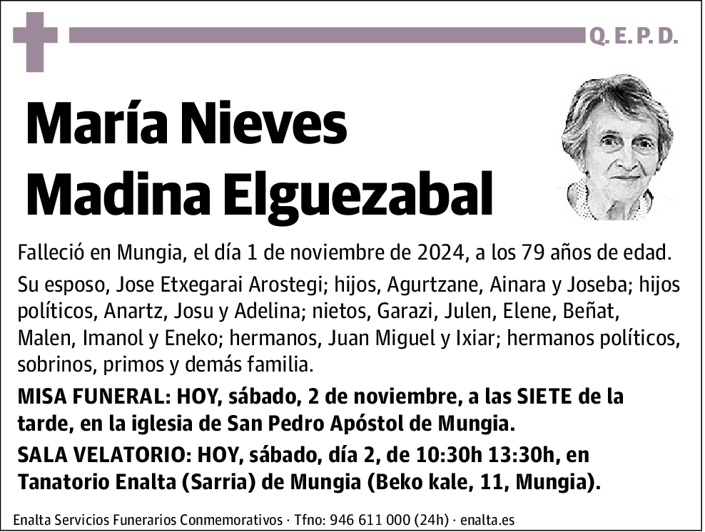 María Nieves Madina Elguezabal