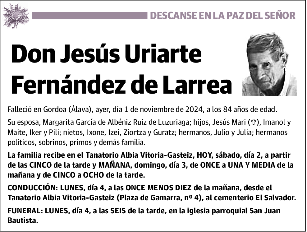 Jesús Uriarte Fernández de Larrea
