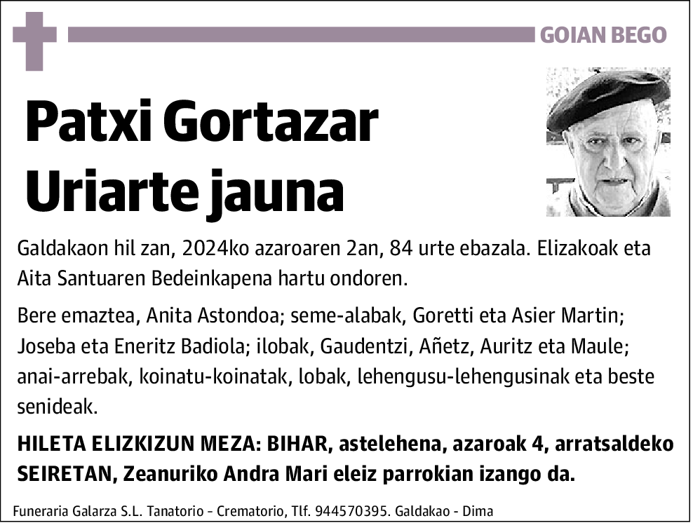 Patxi Gortazar Uriarte