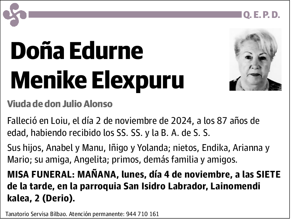 Edurne Menike Elexpuru