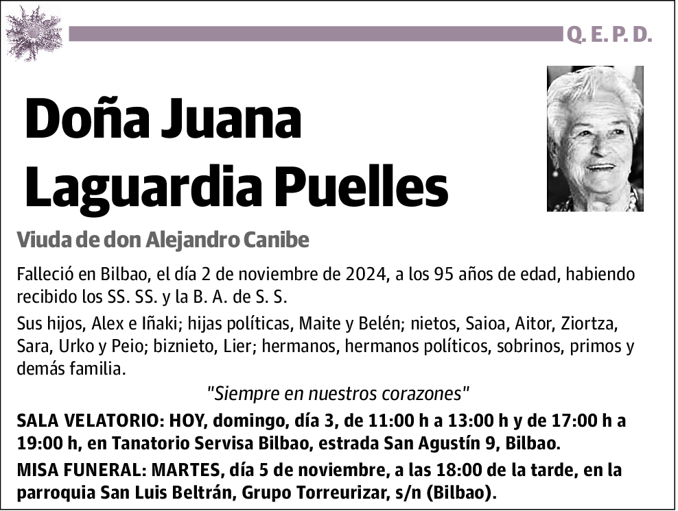 Juana Laguardia Puelles