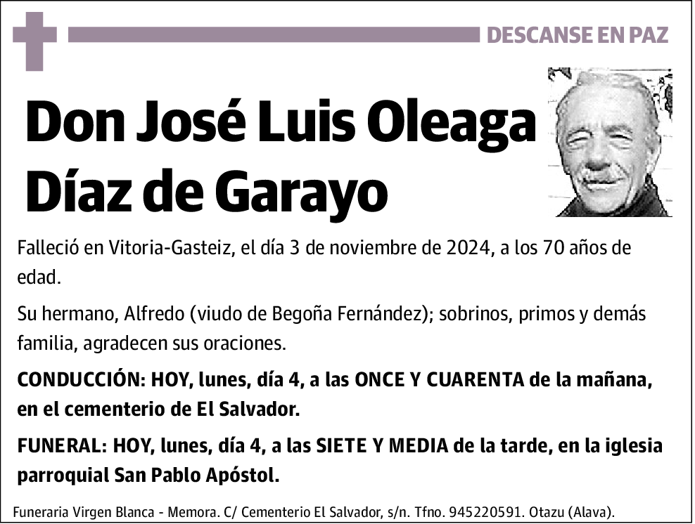 José Luis Oleaga Diaz de Garayo