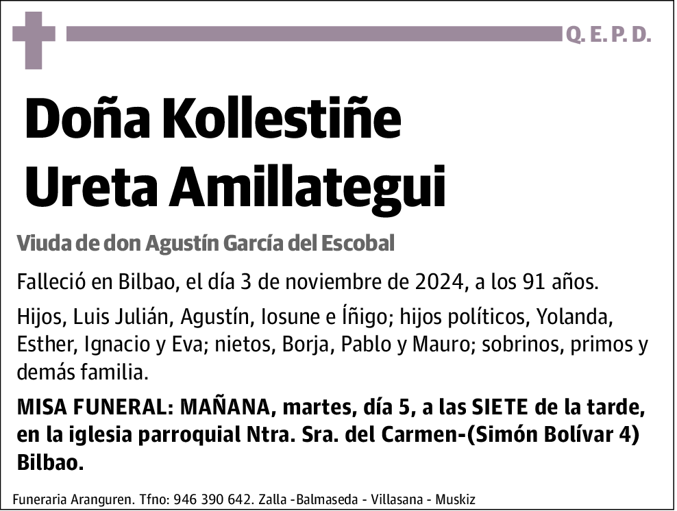 Kollestiñe Ureta Amillategui