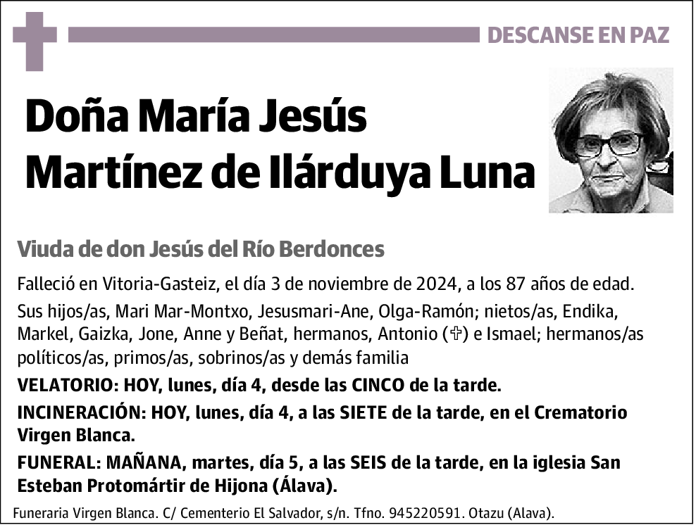 María Jesús Martínez de Ilárduya Luna