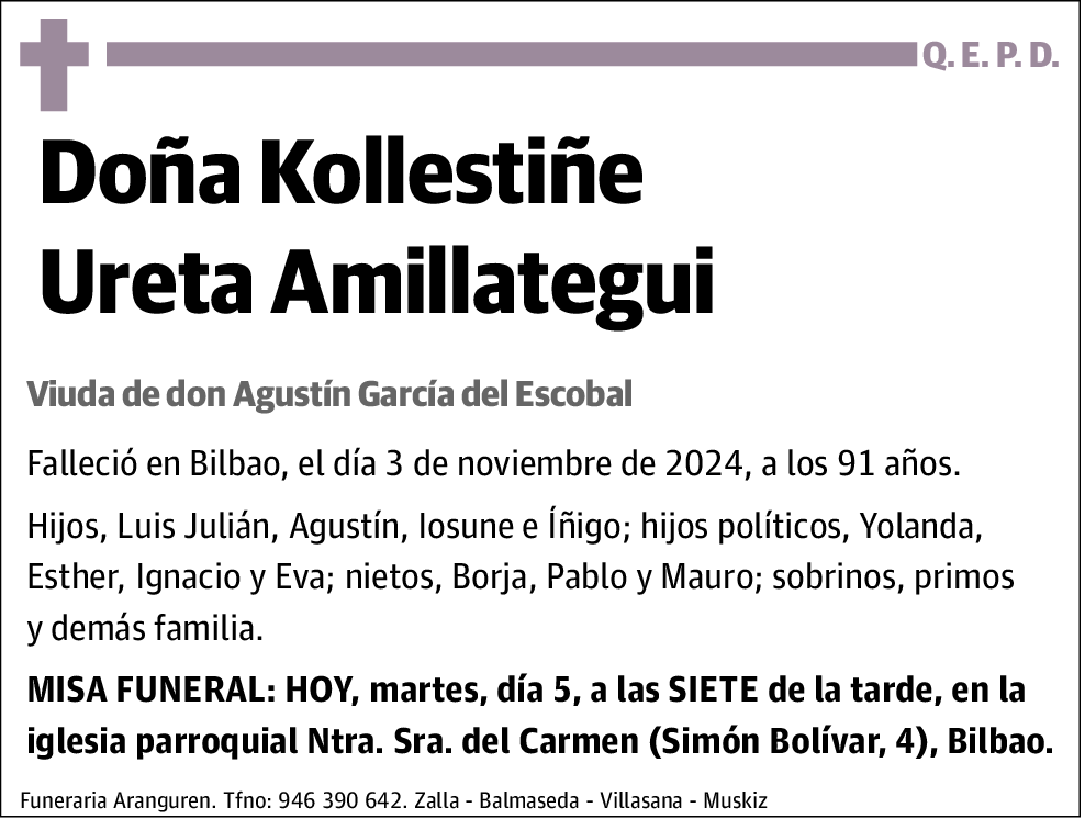 Kollestiñe Ureta Amillategui