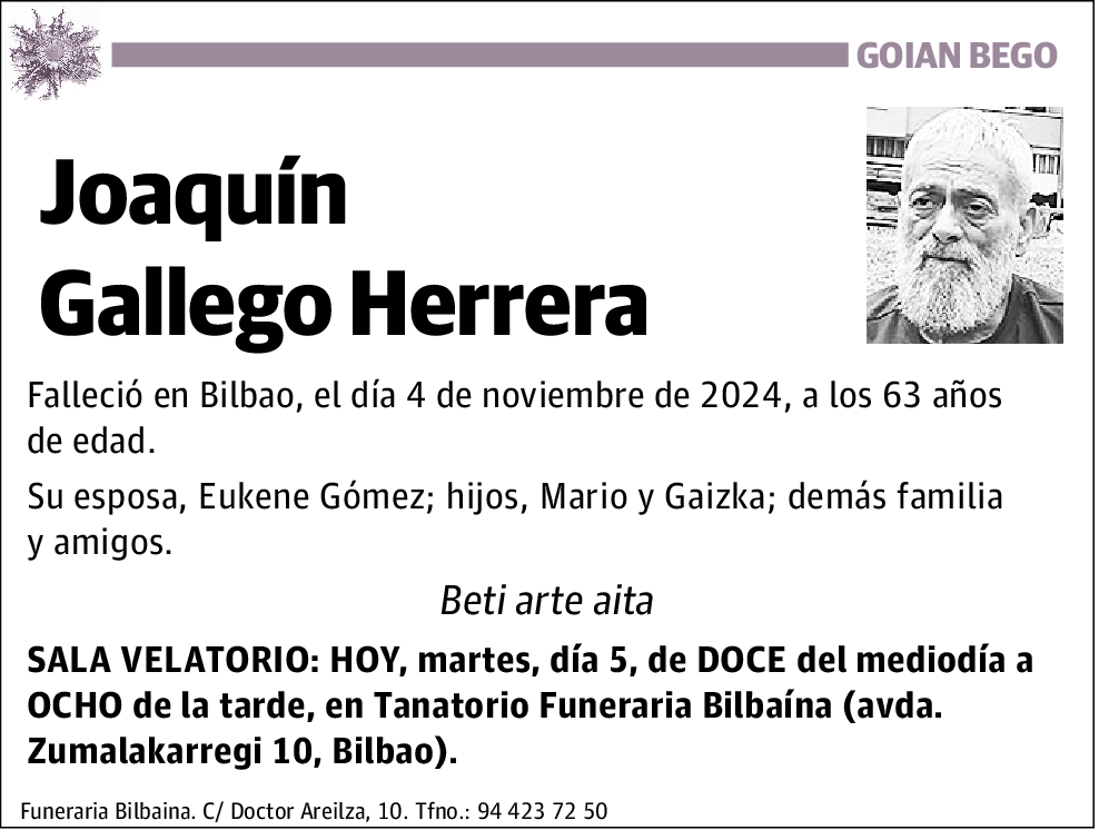 Joaquín Gallego Herrera