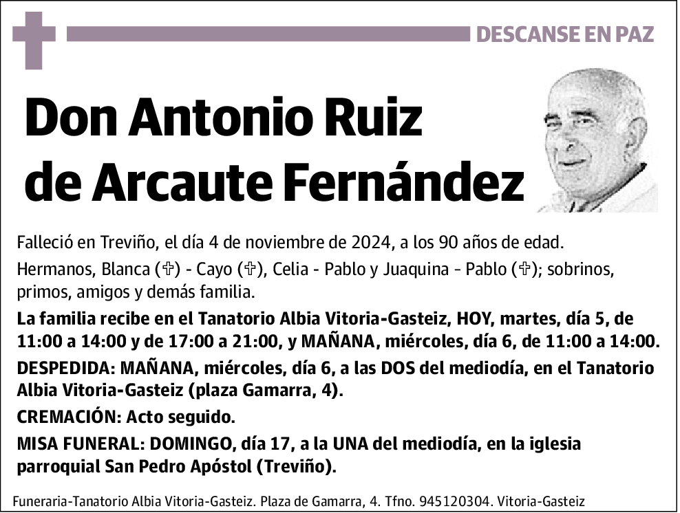 Antonio Ruiz de Arcaute Fernández