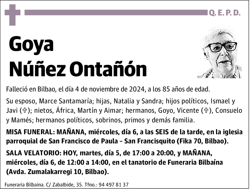 Goya Núñez Ontañón