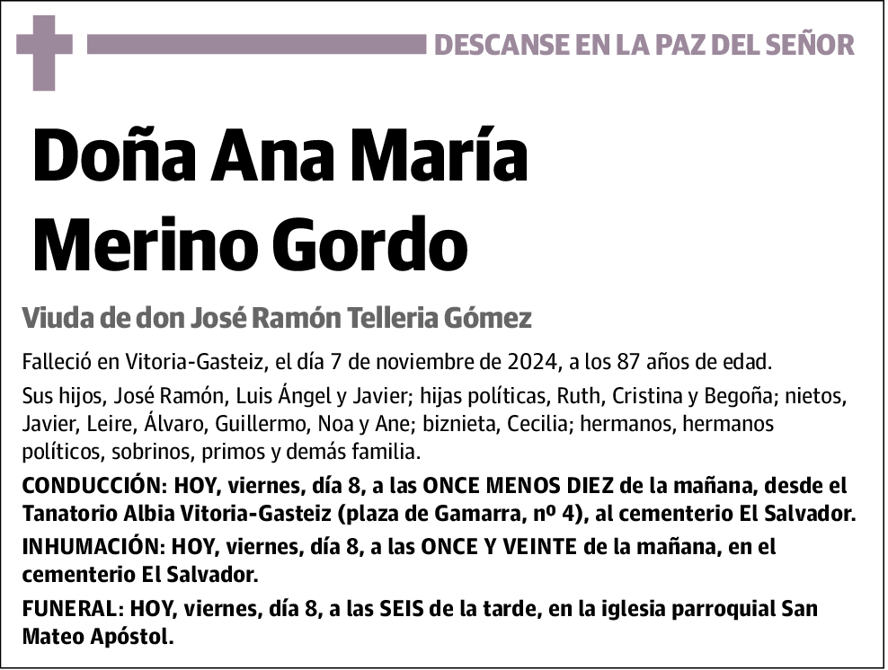 Ana María Merino Gordo