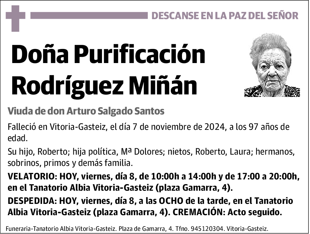 Purificación Rodríguez Miñán