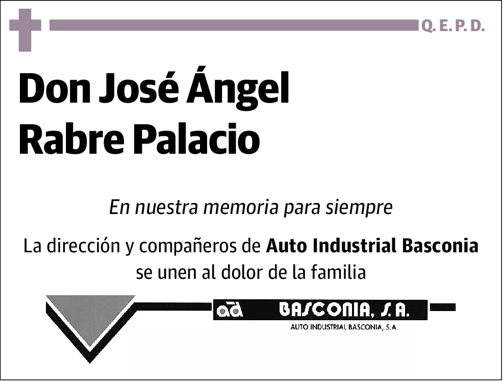 Jose Angel Rabre Palacio