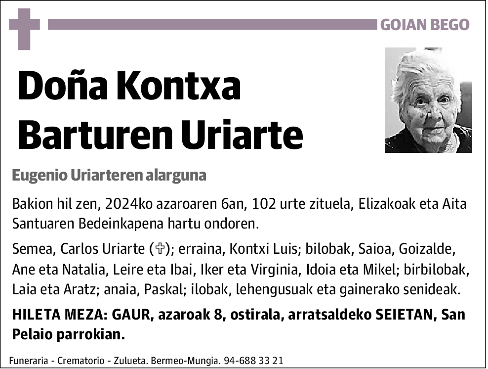 Kontxa Barturen Uriarte