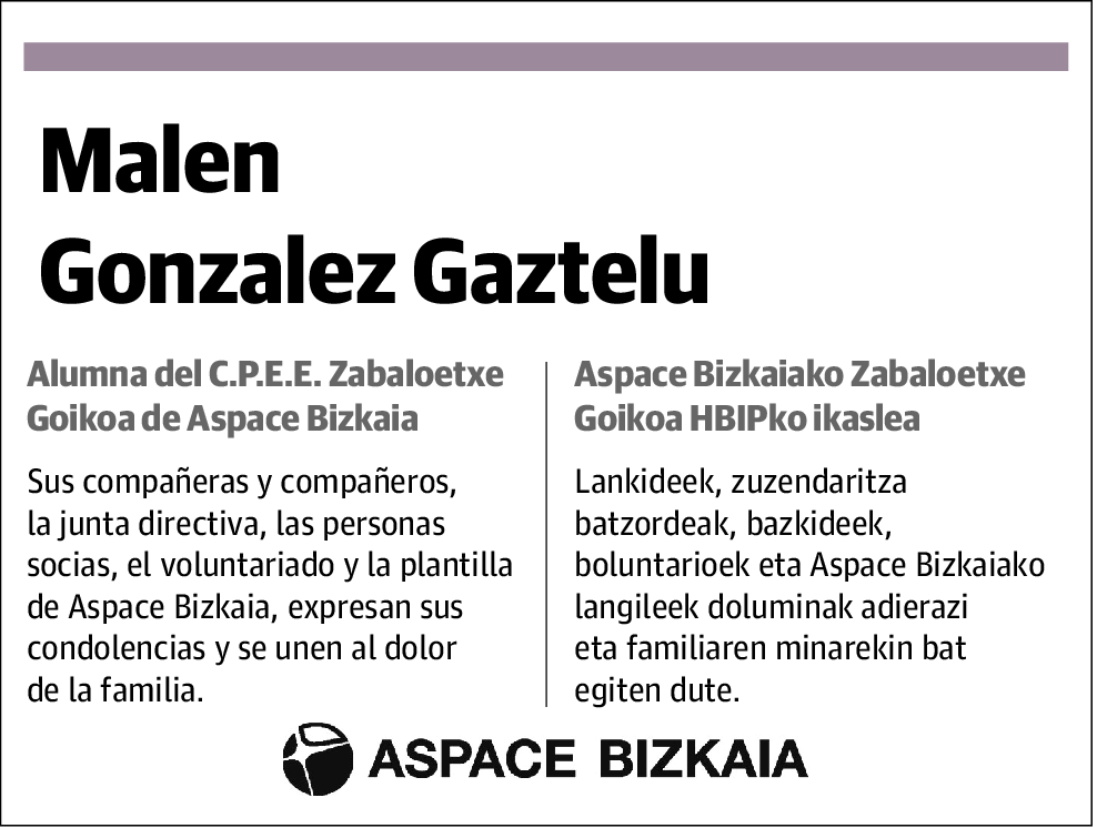 Malen Gonzalez Gaztelu