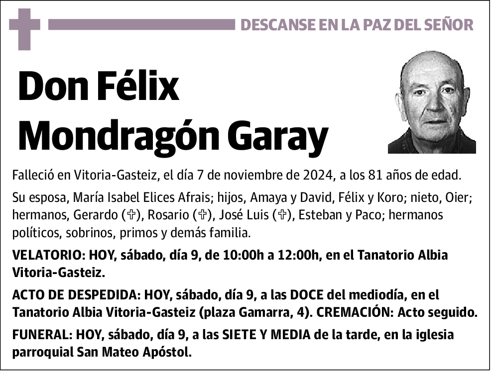 Félix Mondragón Garay
