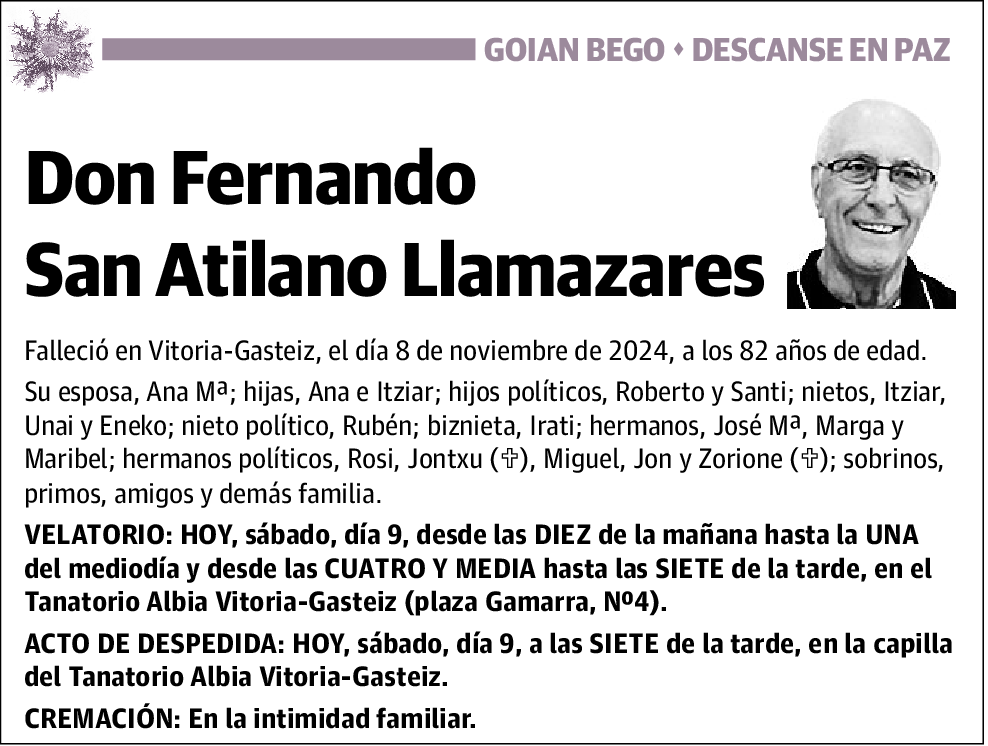 Fernando San Atilano Llamazares