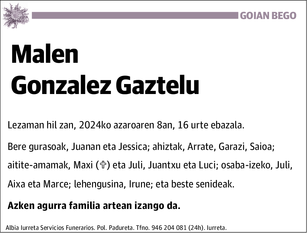 Malen Gonzáez Gaztelu