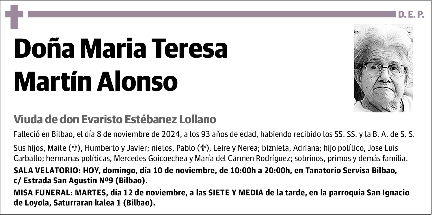 María Teresa Martín Alonso