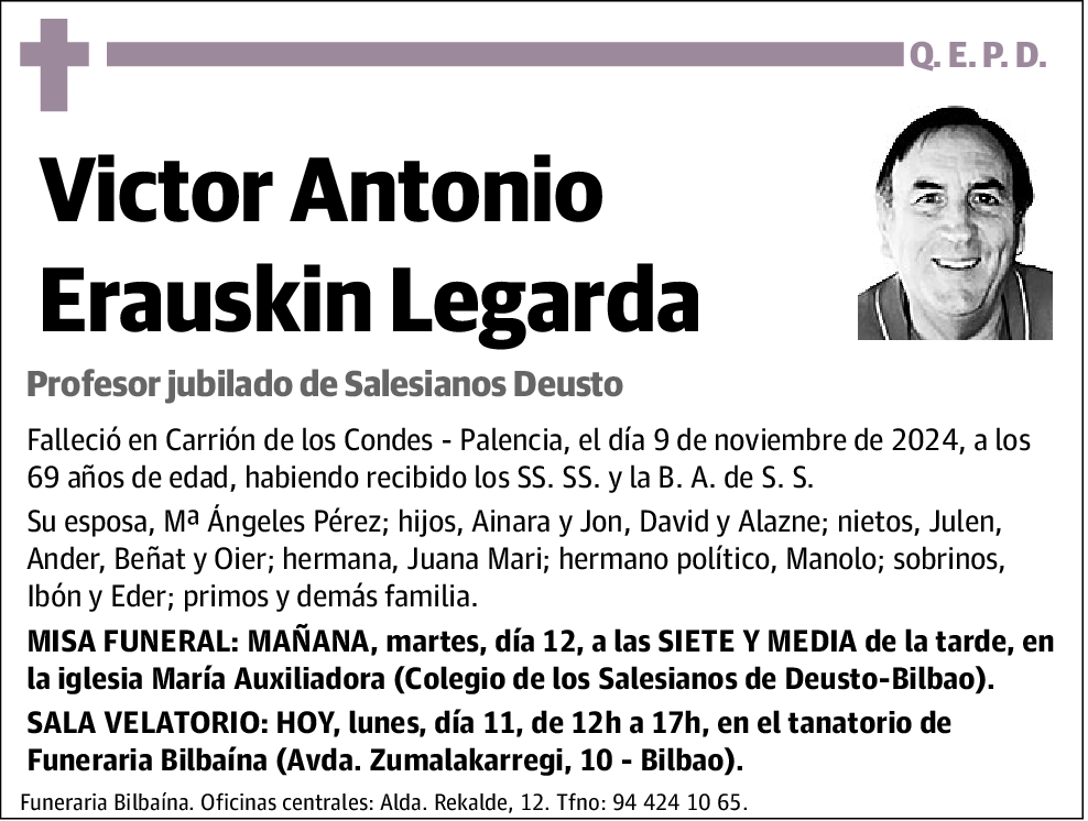 Victor Antonio Erauskin Legarda