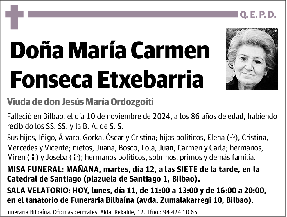 María Carmen Fonseca Etxebarria