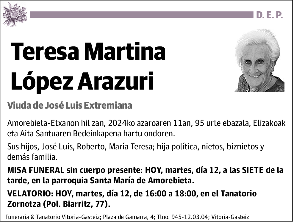 Teresa Martina López Arazuri