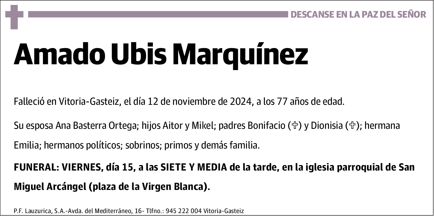 Amado Ubiz Marquínez