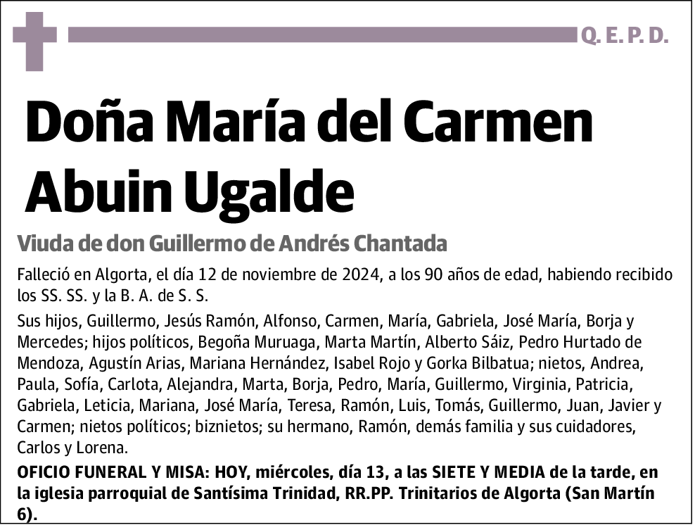 Maria del Carmen Abuin Ugalde