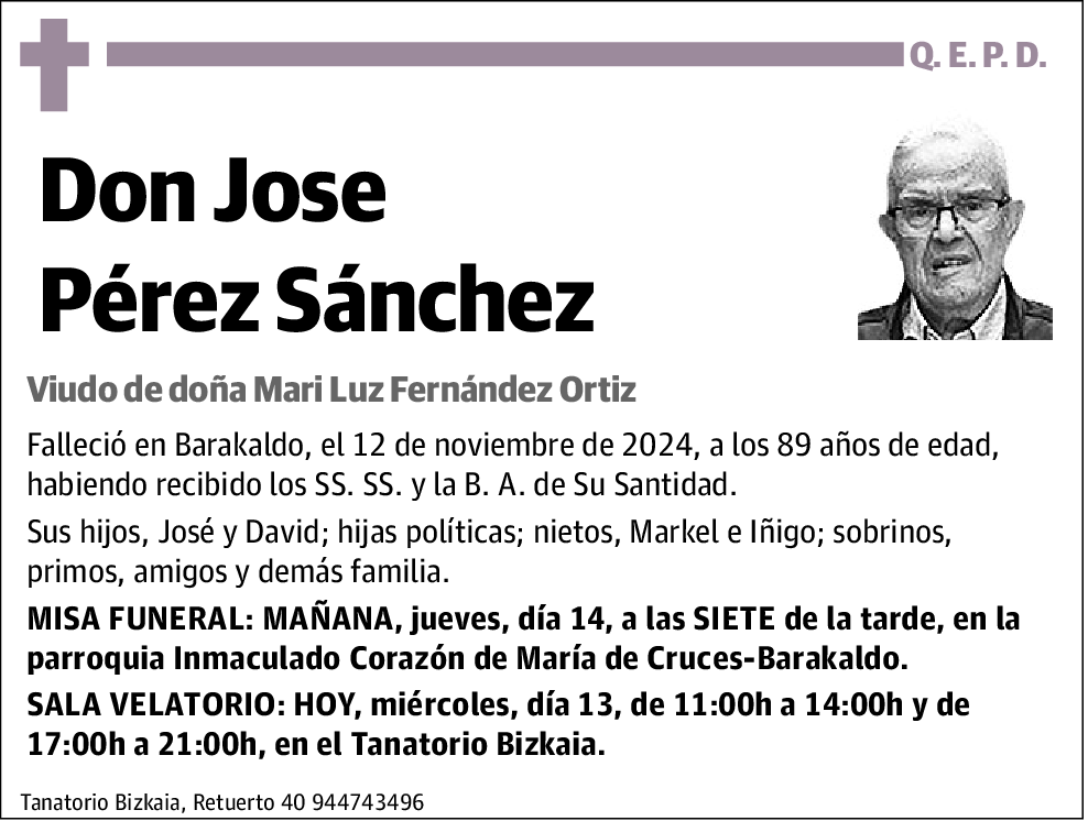 Jose Pérez Sánchez