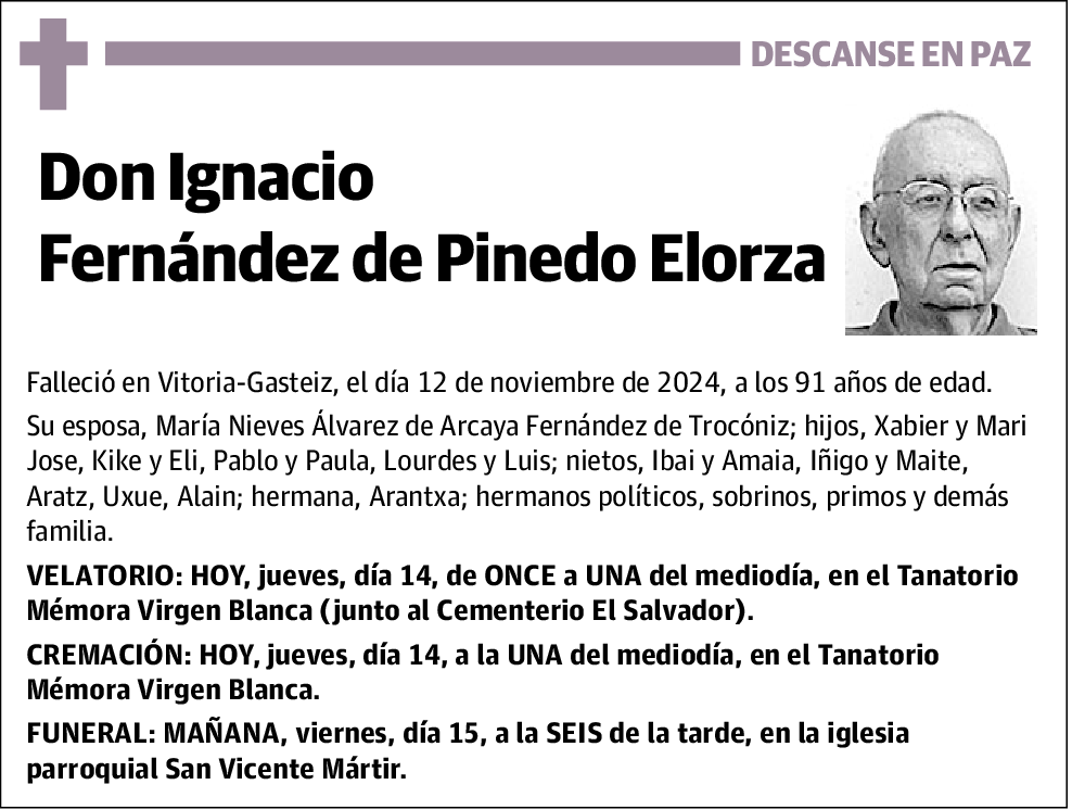 Ignacio Fernández de Pinedo Elorza