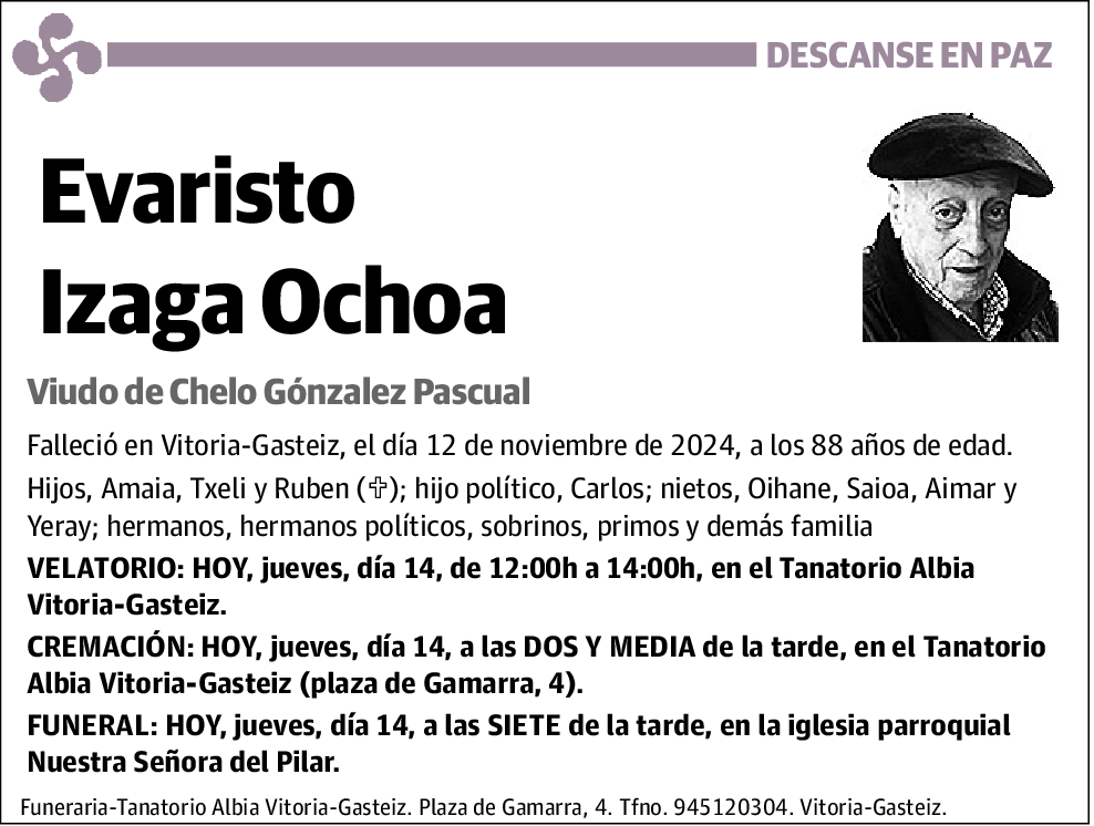 Evaristo Izaga Ochoa