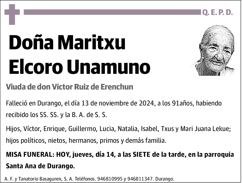 Maritxu Elcoro Unamuno