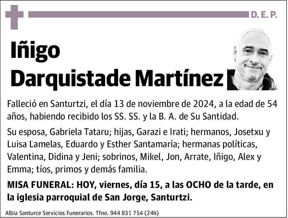 Iñigo Darquistade Martínez