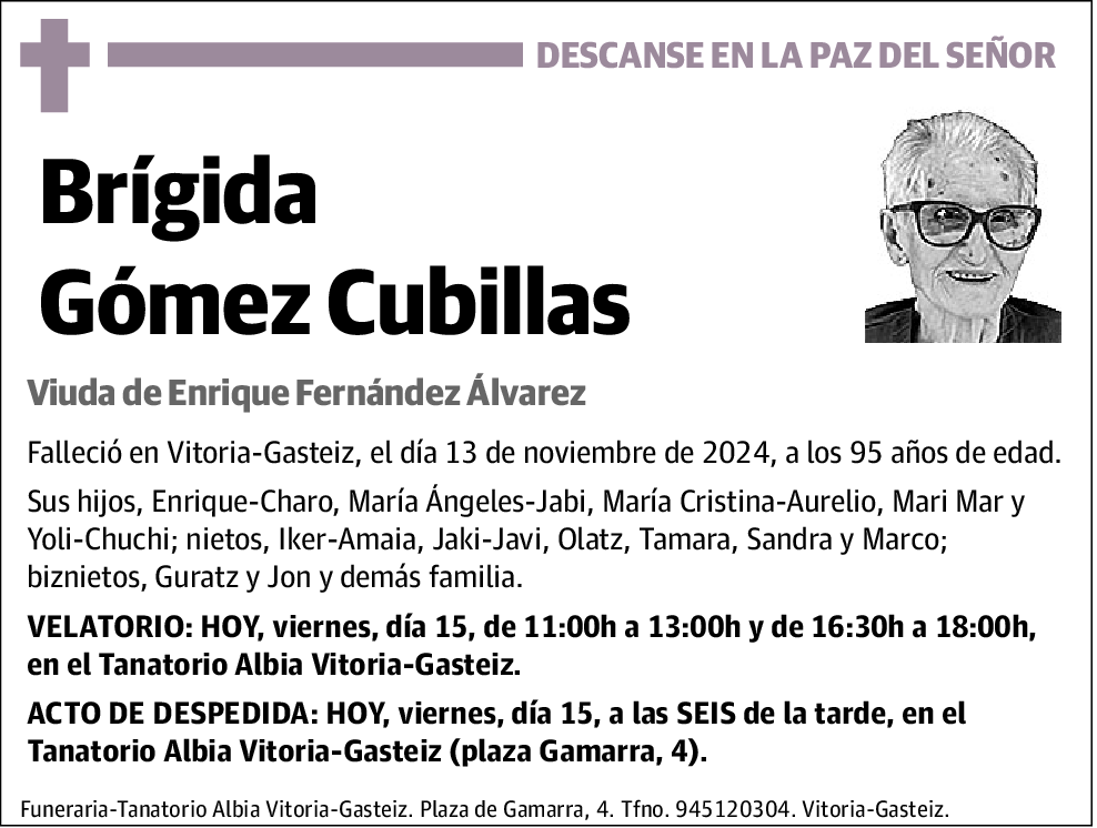 Brígida Gómez Cubillas
