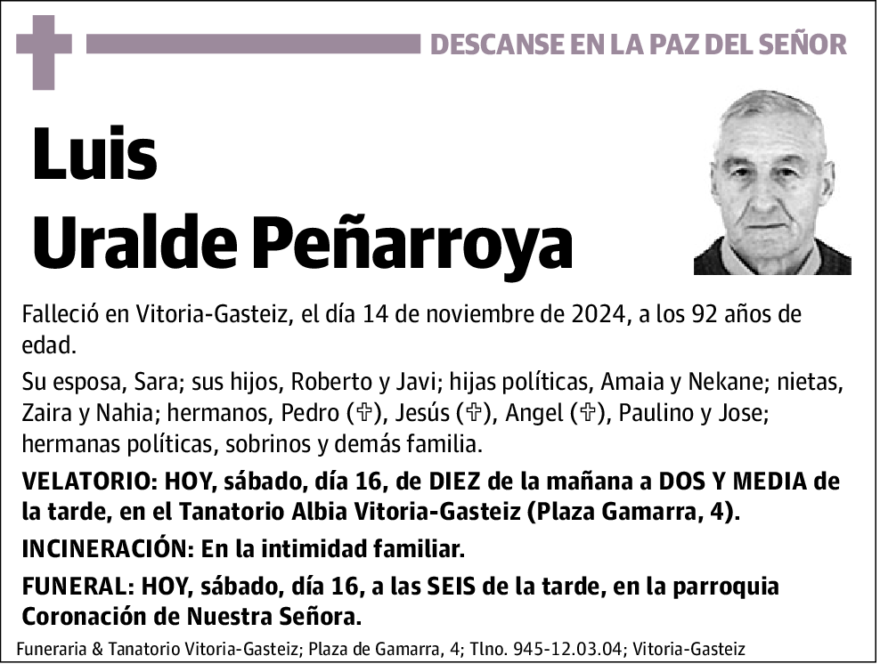 Luis Uralde Peñarroya