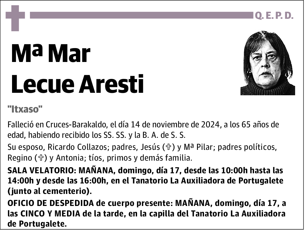 Mª Mar Lecue Aresti